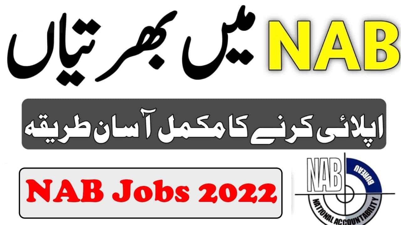 NAB Jobs 2024 – Advertisement in National Accountability Bureau
